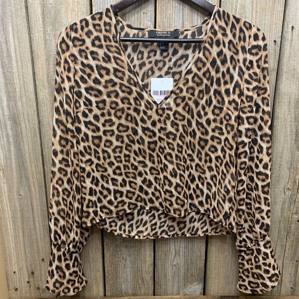 Leopard Crop Top